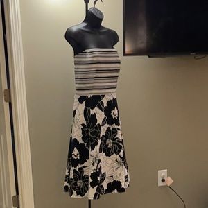 Strapless ALine Evening gown